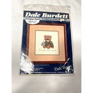 dale burdett cross stitch kit huggable pal praise the lord CK 304